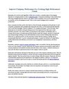Improve Company Performance by Creating High Performance Teams