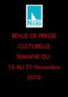 Revue de presse 15 au 21 novembre 2010