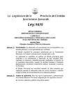 LEY 9870 PROVINCIAL DE EDUCACION 
