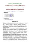 Ley de la Propiedad Horizontal