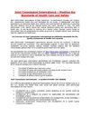 Joint Commission International – Meeting the Standards of Health Care and Safety