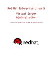日本語 - Red Hat Enterprise Linux 5 Virtual Server Administration