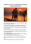 20 Reasons Why You Should Buy Belize Real Estate Property and Settle Here
