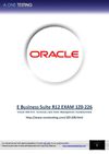 E Business Suite R12 1Z0-226
