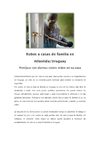 Robos a casas de familia en Atlántida 