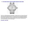 TAG Heuer Women's WAF1313.BA0819 Aquaracer Quartz Watch