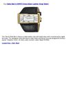 Seiko Men's SNF672 Dress Black Leather Strap Watch