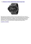 Michael Kors Women's MK5162 Black Ceramic Runway Watch