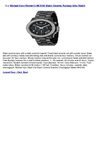 Michael Kors Women's MK5190 Black Ceramic Runway Glitz Watch