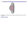 Invicta Women's 0613 Wildflower Collection Diamond Stainless Steel Watch