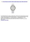 Fossil Women's ES1967 Stella DayDate Display Quartz White Dial Watch
