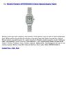 Michele Women's MWW06D000012 Deco Diamond Quartz Watch