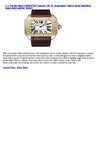 Cartier Men's W20072X7 Santos 100 XL Automatic Yellow Gold Stainless Steel and Leather Watch