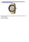 Invicta Men's 6894 Reserve Collection Automatic Chronograph 18k Gold-Plated Stainless Steel Watch