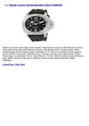 Panerai Luminor Submersible Mens Watch PAM00024