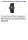 Movado Men's 606307 Sapphire PVD Black PVD Bracelet Black Dial Watch