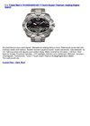 Tissot Men's T0134204420100 T-Touch Expert Titanium Analog-Digital Watch