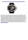 Tissot Men's T0244171705100 Veloci-T Chronograph Black Dial Watch