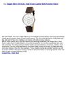Skagen Men's 331XLSL1 Steel Brown Leather Multi-Function Watch