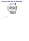 Bulova Men's 96A107 Automatic White Dial Bracelet Watch
