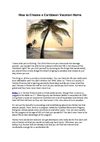 How to Choose a Caribbean Vacation Home