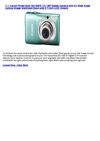 Canon PowerShot SD1300IS 12.1 MP Digital Camera with 4x Wide Angle Optical Image Stabilized Zoom and 2.7-Inch LCD...