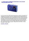 Finepix Z-33wp 10.0 Megapixel 3x Optical Zoom 2.7 Inch Lcd Screen Waterproof Digital Camera - Blue