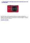 Samsung SL605 12.2 MP Digital Camera with 5X Optical Zoom and 2.7-Inch LCD Screen (Red)