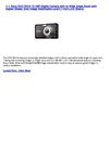 Sony DSC-W310 12.1MP Digital Camera with 4x Wide Angle Zoom with Digital Steady Shot Image Stabilization and 2.7 inch...