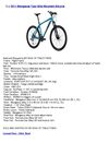 2011 Mongoose Tyax Elite Mountain Bicycle