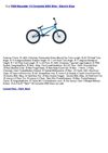FBM Maurader V3 Complete BMX Bike - Electric Blue