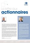 Carrefour : la lettre aux actionnaires octobre 2009