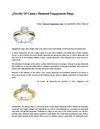 Novelty Of Canary Diamond Engagement Rings