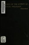 Outlines of the History of Classical Philology
