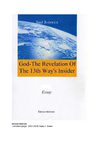 God - The Revelation Of The 13th Way's Insider