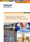 Financement du service public d’élimination des déchets en Ile-de-France : données 2009
