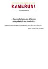 La psychologie des Africains, selon Robert Delavignette