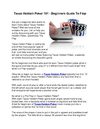 Texas Holdem Poker 101 - Beginners Guide To Flop
