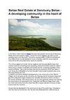 Belize Real Estate at Sanctuary Belize - A developing community in the heart of Belize