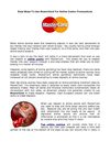 Easy Ways To Use MasterCard For Online Casino Transactions