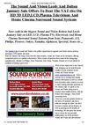 Sound And Vision Leeds And Bolton January Sale Offers To Beat The VAT rise On HD 3D LED,LCD,Plasma Televisions And...