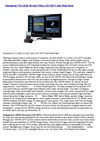 Panasonic TC-L32X2 32-Inch 720p LCD HDTV with iPod Dock