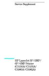 Electronique Cyber Orange - HP Laser Service Manual