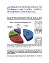 Just because it’s the Most Expensive Hot Tub Doesn’t make it the Best – Guide in Owning More Effective Hot Tubs