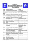 Programa del Taller de Consulta Nacional organizado por Plan Internacional Peru