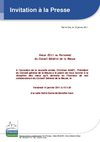 Voeux du President au personnel du Conseil General