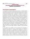 CONVOCATORIA PROGRAMA PROYECTOS ESTRATÉGICOS 2011 TÉRMINOS DE REFERENCIA