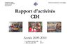 Rapport d'activités du CDI du collège Diderot 2009-2010