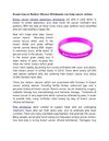 Breast Cancer Rubber Silicone Wristbands can help cancer victims