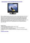 Samsung Series 3 19-inch LN19C350D1DXZA 720p LCD HDTV